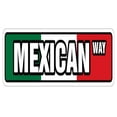 thumbnail image 1 of SignMission SS-624-Mexican 24 Po. Drapeau Mexicain Panneau de Rue - Drapeaux Mexicains Restaurant Nourriture, 1 of 1