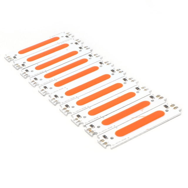 Chips 10PCS LED Chips COB Fuente De Luz Lámpara De Tira Larga Cuentas 12V 2W Para Accesorios De Iluminación Del Automóvil