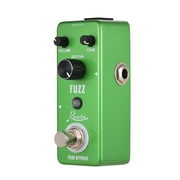 Rowin FUZZ Guitar Effect Pedal with Tone Sustain Control Knob Aluminum Alloy Shell True Bypass