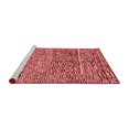 thumbnail image 2 of Ahgly Company Machine Washable Indoor Square Solid Red Modern Area Rugs, 5' Square, 2 of 4