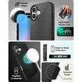 thumbnail image 4 of Funda ZAGG Luxe Snap para iPhone 16 con MagSafe y caída de 3 m, 4 of 5
