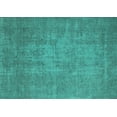 thumbnail image 1 of Ahgly Company Indoor Rectangle Oriental Turquoise Blue Industrial Area Rugs, 4' x 6', 1 of 4