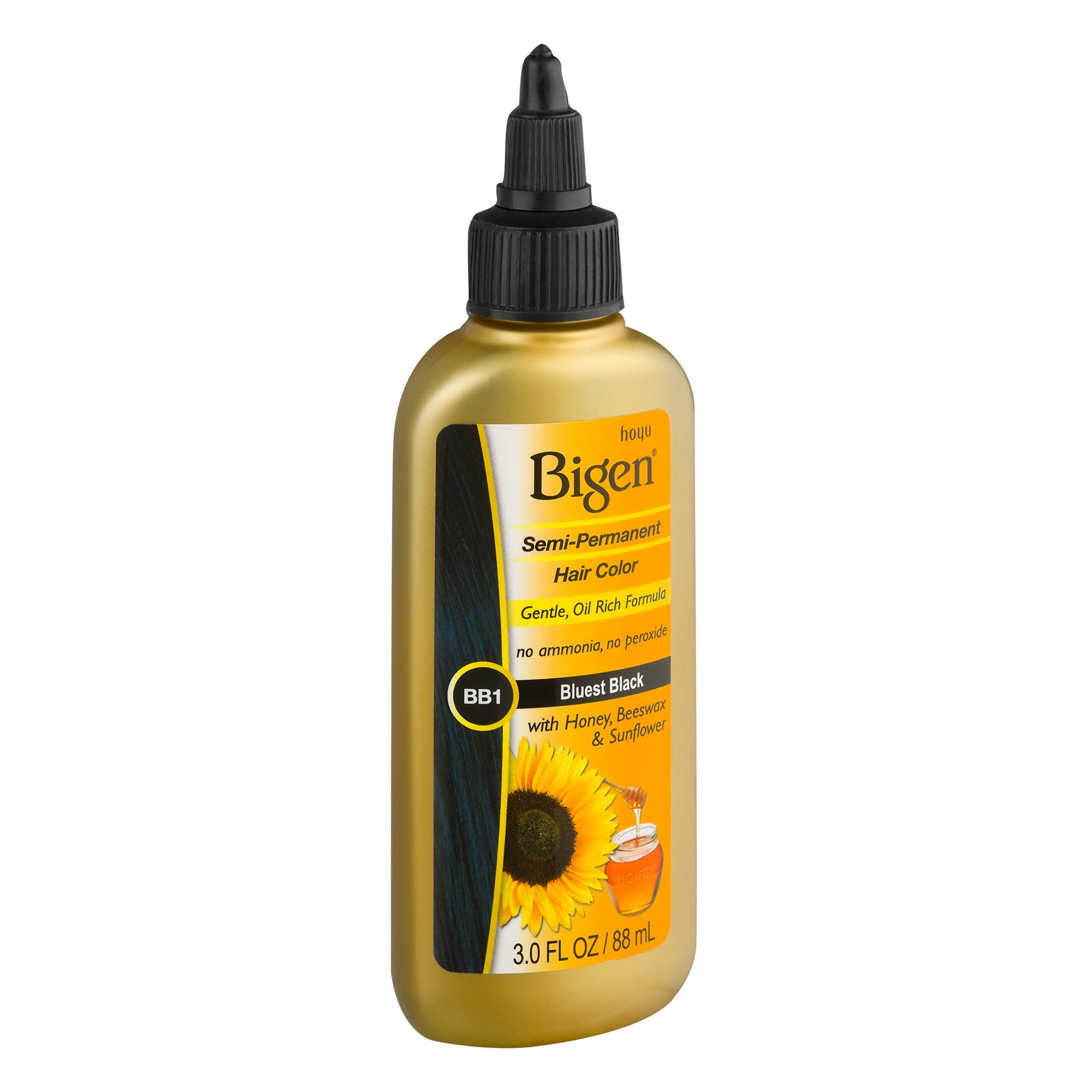 Bigen Semi-Permanent Hair Color, Jet Black, fl oz Bigen Semi-Permanent Hair Color, Jet Black, fl oz