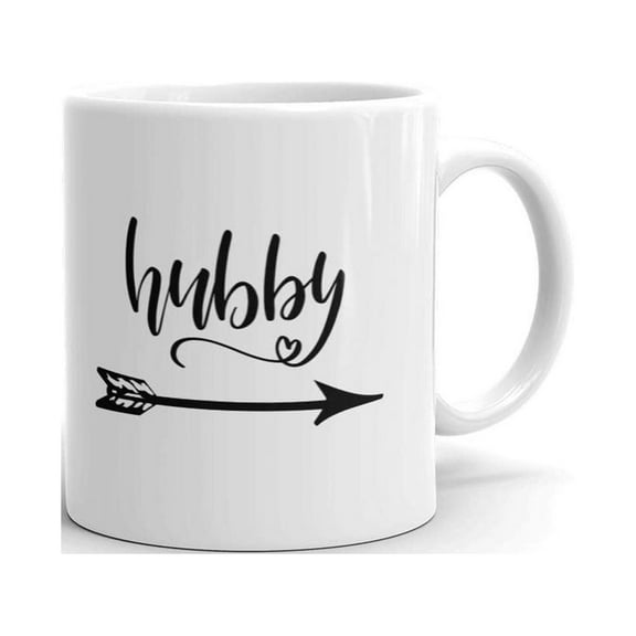 Hubby with Right Arrow Groom To Be Coffee Tea Ceramic Mug Office Work Cup Gift 11oz