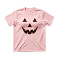 thumbnail image 3 of CONFREE Halloween Mens Short Sleeve Tshirts Crew Neck Hallowmas Pumpkin Face Graphic Lightweight T-Shirts, 3 of 8