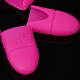 thumbnail image 4 of 10x Limpiador De Tapas De Removedor De Esmalte De Uñas Silicona Flexible Empapa La Almohadilla De Envoltura Sunnimix mujeres removedor de uñas, 4 of 7