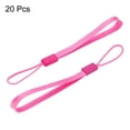 thumbnail image 3 of Unique Bargains 15cm Portable Item Nylon Cord Lanyards Hand Wrist Strap String Rose Red 20 Pack, 3 of 6