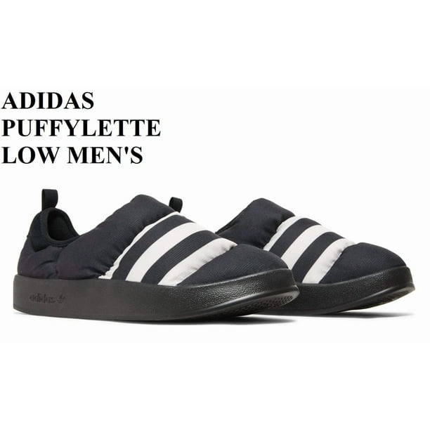 Adi - das PUFFYLETTE OG LOW SLIP-ON CASUAL SNEAKER MEN SHOES BLACK GREY SIZE 11 NEW