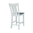 thumbnail image 3 of Ava Solid Wood Counterheight Stool - in White/Heather Gray, 3 of 10