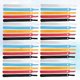 thumbnail image 5 of 100 bridas adhesivas para cables, organizador de cables de datos, cables de alimentación, gestión de cables autoadhesiva para el hogar (rojo, azul, amarillo, negro y blanco, 20 unidades por color), 5 of 7