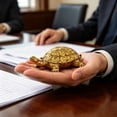 thumbnail image 4 of Tong Pyrite Tortoise Pyrite Stone Turtle Figurine For Feng Shui Brass Turtle Statue For Home Desk Shelf Tortoise Ornament For Living Room Display, 4 of 6