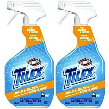 Tilex Mold And Mildew Remover Spray Bottle, 946ml (Packaging May Vary) Pack of 2