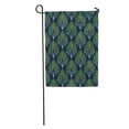 thumbnail image 1 of JSDART Pattern Abstract Colorful Peacock Bo Ho Winter Geometric Feather Gatsby Garden Flag Decorative Flag House Banner 12x18 inch, 1 of 1