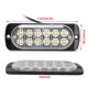 thumbnail image 2 of Car 12LEDs Emergency Ultrathin Warning Flashing Strobe Light Truck Side Lamp 12-24VRed, 2 of 4