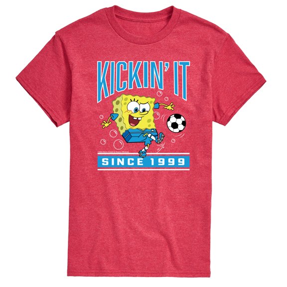 Spongebob Squarepants - Kickin It Since 1999 - Men's Short Sleeve Graphic T-Shirt