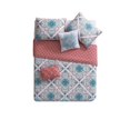 thumbnail image 4 of VCNY Windsor 4-Piece Multi-color Medallion Polyester Quilt Set, Twin/Twin XL - Reversible, 4 of 7