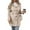 Beige, variant on WTOBBY Women's Single Breasted Blazer Long Sleeve Solid Color Business Casual Jacket Work Office Formal Coat Stretch Fabric Tailored Fit with Front Pockets Professional Attire,Beige L