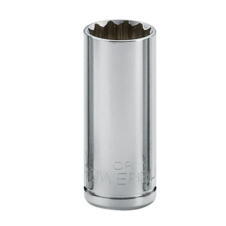 - Powerbuilt 1/2-Inch Drive Deep Well Socket 1-1/16-Inch, 12 Point, 940139