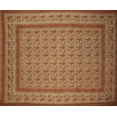 thumbnail image 2 of Rajasthan Block Print Paisley Tapestry Cotton Bedspread 108" x 88" Full-Queen Salmon, 2 of 2