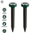 thumbnail image 4 of Luxtrada 2PCS Solar Power Ultrasonic Sonic Mouse Gopher Mole Pest Rodent Repellent Repeller Garden, 4 of 9