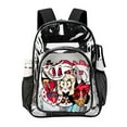 thumbnail image 7 of Hazbin Hotel Clear Backpack See Through Backpack Heavy Duty Bookbag Transparent Bag for Colleges School Work Sport Travel, 7 of 7