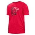 thumbnail image 2 of Men's New Era Red Atlanta Falcons 2022 Sideline Ink Dye T-Shirt, 2 of 3