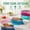Evening Orchard, variant on 3.4 Cup Round Meal Prep Glass Containers 10 Pc Set, Silicone Sleeve, Airtight BPA-Free Lids, Microwave, Dishwasher & Freezer Safe, Melon Color