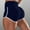Navy, variant on CheerKidz Women's Summer Casual Shorts High Elasticity Solid Color Loose Yoga Athletic Pants with Elastic Waist Lightweight for Comfortable Beach Wear