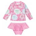 thumbnail image 5 of Trajes de baño para niños Trajes de baño de manga larga divididos para niñas Trajes de baño para niños con protección solar Traje de playa para bebés Trajes de aguas termales, 5 of 5