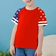 thumbnail image 2 of FamilyThread Kids Fourth of July Shirt for Boys Girls Red White and Blue Shirt America Flag Short Sleeve Patriotic American Flag Kids Clothing, 2 of 6