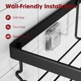 thumbnail image 2 of Sakugi Adhesive Shower Caddy 5 Pack, Multipurpose and Rustproof Shower Organizer, Ultra Space-Saving Bathroom Shower Shelves, 2 of 6