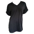 thumbnail image 4 of Tittly Womens T Shirts Tops for Women Trendy Casual Short Sleeve Tops for Women Women Shirt Short Sleeve Casual Stylish Top Shirts Black, 4 of 4