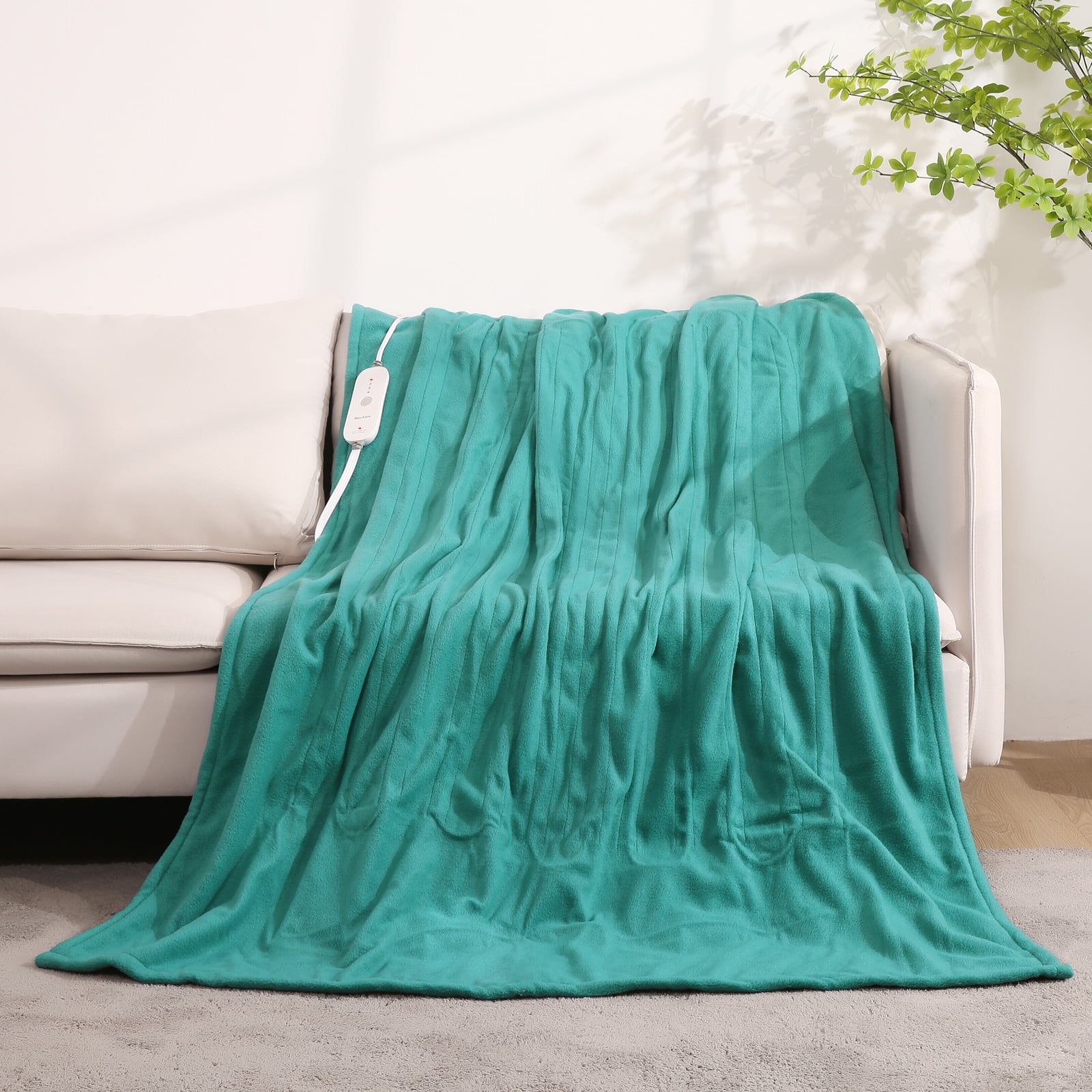 MaxKare Electric Blanket Heated Throw Blanket, 50"x 60" with 3H Auto