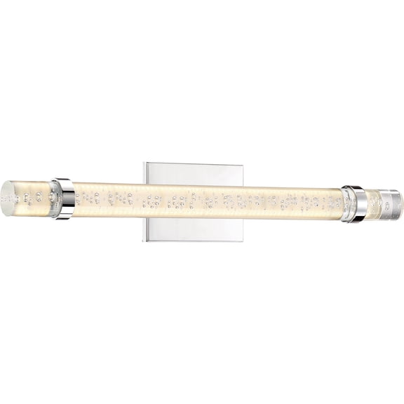 Bracer Integrated LED Polished Chrome Vanity Light