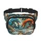 thumbnail image 1 of Disketp Red Blue Dragon Battle Epic Riñonera de Doble Capa, Bolsa de Cintura Ajustable para Viajes, Correr y Senderismo, Riñonera Ligera para Hombre y Mujer, 1 of 9