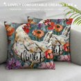 thumbnail image 3 of Life is Better with Chickens Chicken Throw Pillow Covers Couch Home Cushion Cover, Funny Farm Farmhouse Chicken Sofa Living Room Bed Decorative Pillow Cases Pillowcase, 3 of 5
