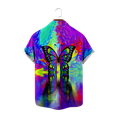 thumbnail image 3 of Adult's Shirt Animal Butterfly Awesome Soft Cartoon Graphic Shirt for Adult for Party, 3 of 13