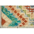 thumbnail image 5 of Nourison Vivid Southwestern Geometric Ivory 4' x 6' Area Rug, (4' x 6'), 5 of 6