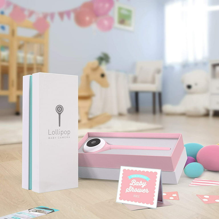 Lollipop Baby Camera with True Crying Detection, Smart Baby Monitor with Camera and Audio with Two Way Talk Back. An Ideal Gift for Baby Shower. Comes