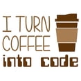 thumbnail image 2 of CafePress - I Turn Coffee Into Programming Code Mugs - 11 oz Ceramic Mug - Novelty Coffee Tea Cup, 2 of 4