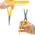 thumbnail image 3 of 3pcs Loop Scissors Spring Scissors With Squeeze HandlesTraining Loop Scissors Colorful Grip Scissors Loop Handle With Easy-open, 3 of 4