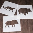 thumbnail image 4 of Zeiwohndc 9X Reusable Animal Stencils DIY Silhouette Templates for Student Art Projects, 4 of 14