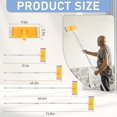 thumbnail image 2 of Pole Sander Drywall, 31-74-inch Manual Hand Drywall Sander with Extension Pole. Perfect for Painting, Complete with 5pcs Sanding Sheets (60, 100, 180, 240 ，320Grit)1$$Tools & Hardware Other, 2 of 7