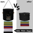 thumbnail image 4 of Boîte de Rangement pour Chapeaux Grande en Feutre avec Panneau Transparent, 4 of 10