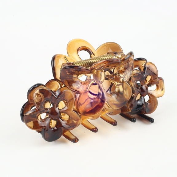 6 Pieces Golden and Black Hair Claw Clips: The Ultimate in Hair Styling! Clips Girl Brand