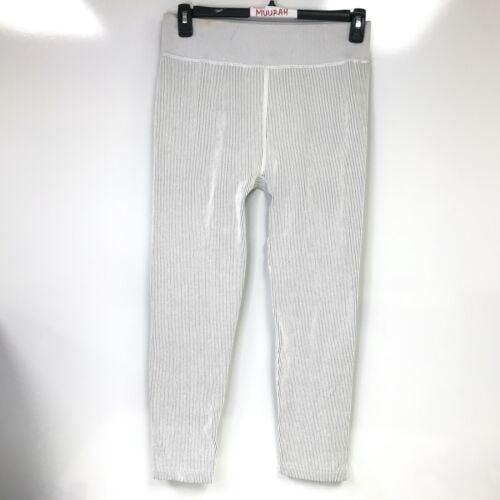 Calvin Klein Womens Ribbed High-Waisted Tight