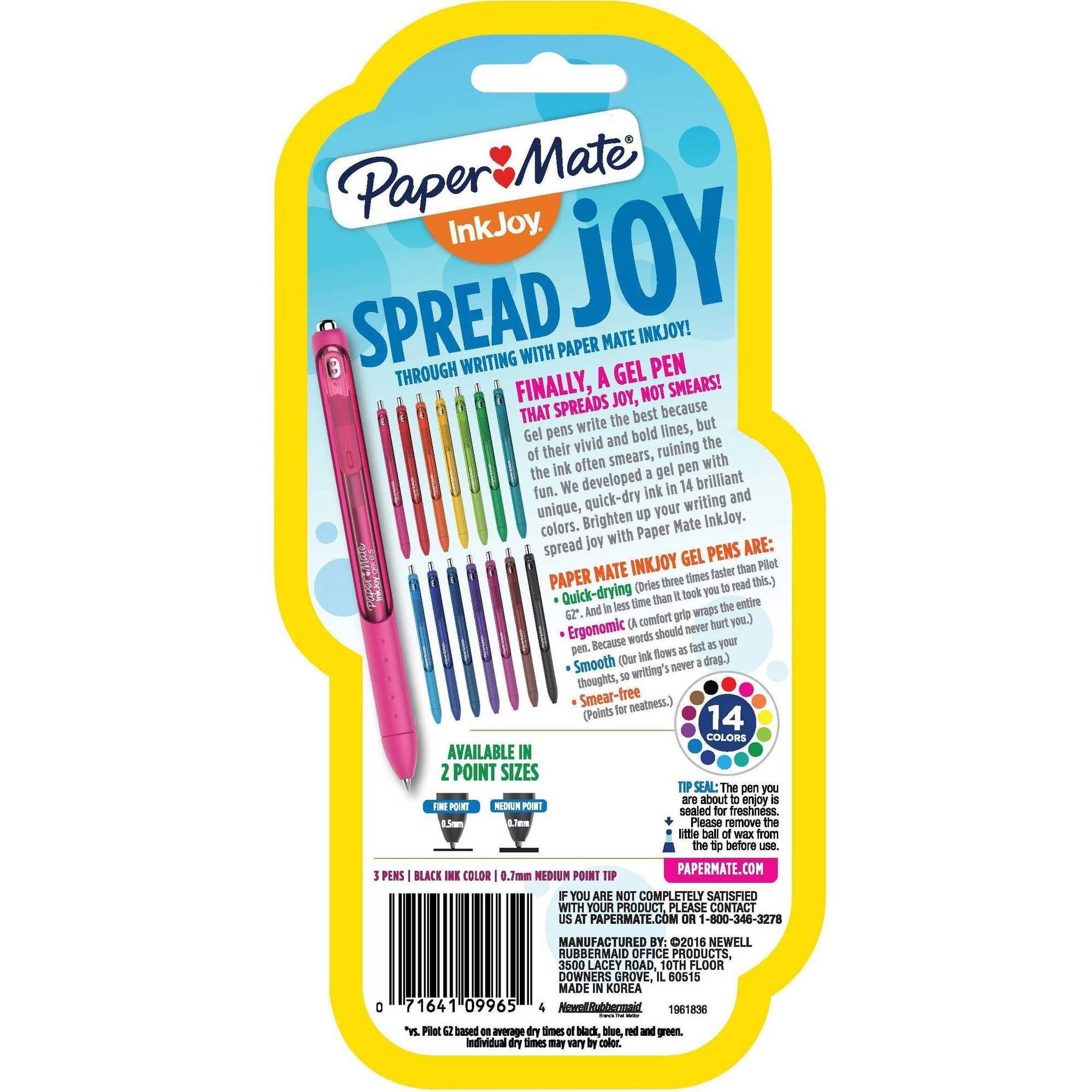 Paper Mate® InkJoy® Medium Point Gel Pens, 6 pk - City Market