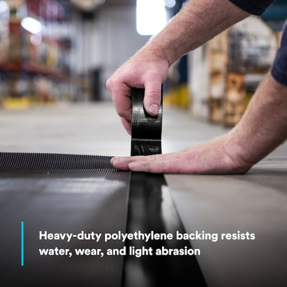 3m Duct Tape, Black, 60 yd L, 1-7/8 in W DT11