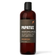 Papatui Men's Nourishing Shampoo and Conditioner 2-in-1, Sandalwood Suede, 18 oz