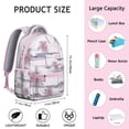 thumbnail image 6 of Hawaii Tropical Wind Palm Leaves Backpack: Ideal for Students, Durable Lightweight Laptop Daypack with Padded Sleeve, Large Capacity, Perfect Gift for Campus Commute, 6 of 6